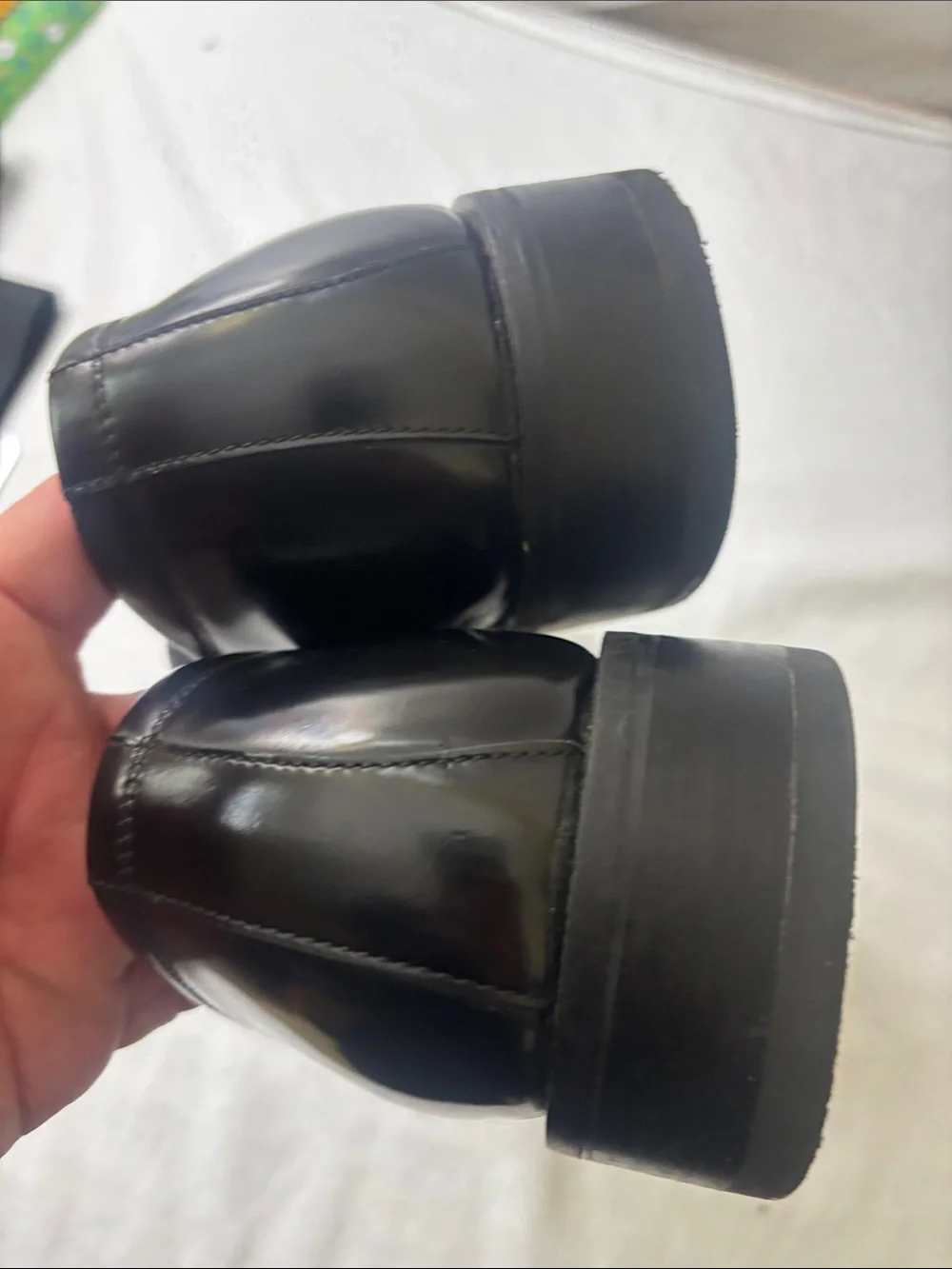 Bacco Bucci Men’s Black Leather Oxfords Size 12